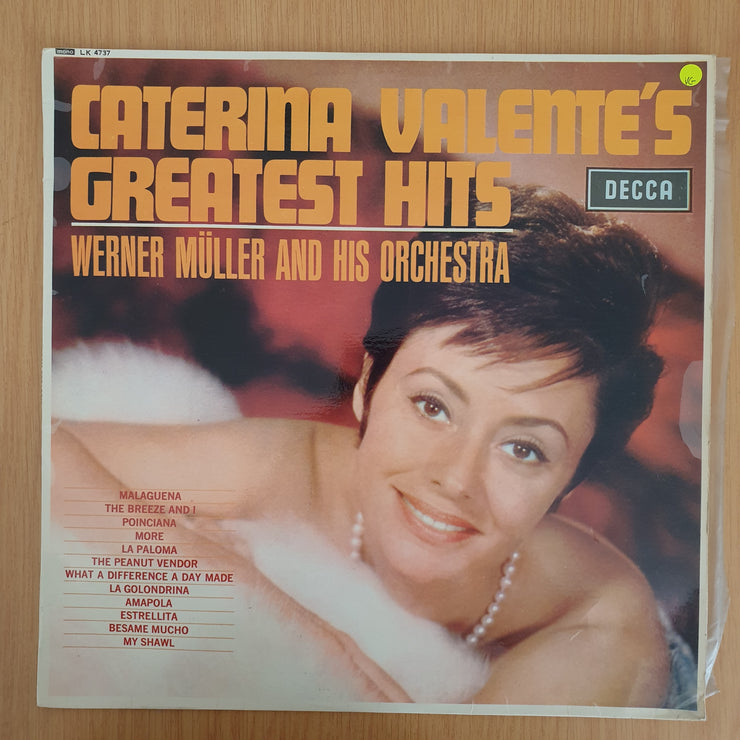 Caterina Valente, Werner Müller And His Orchestra – Caterina Valente's Greatest Hits  – Vinyl LP Record - Very-Good Quality (VG)  (verry)