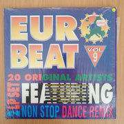 Eurobeat Vol. 9 - Double Vinyl LP Record - Very-Good+ Quality (VG+) (verygoodplus)