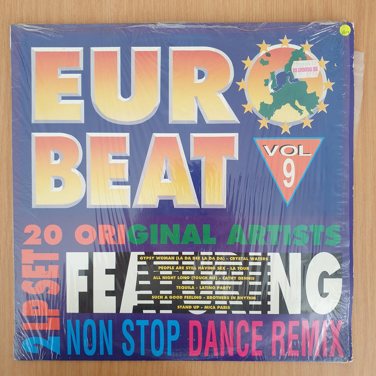Eurobeat Vol. 9 - Double Vinyl LP Record - Very-Good+ Quality (VG+) (verygoodplus)