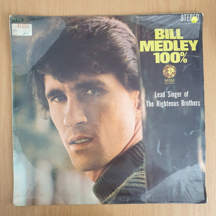 Bill Medley – 100% - Vinyl LP Record - Very-Good- Quality (VG-) (minus)