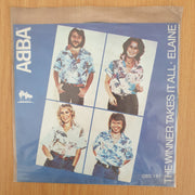 ABBA – The Winner Takes It All / Elaine -  Vinyl 7" Record  (VG+) (DLB)
