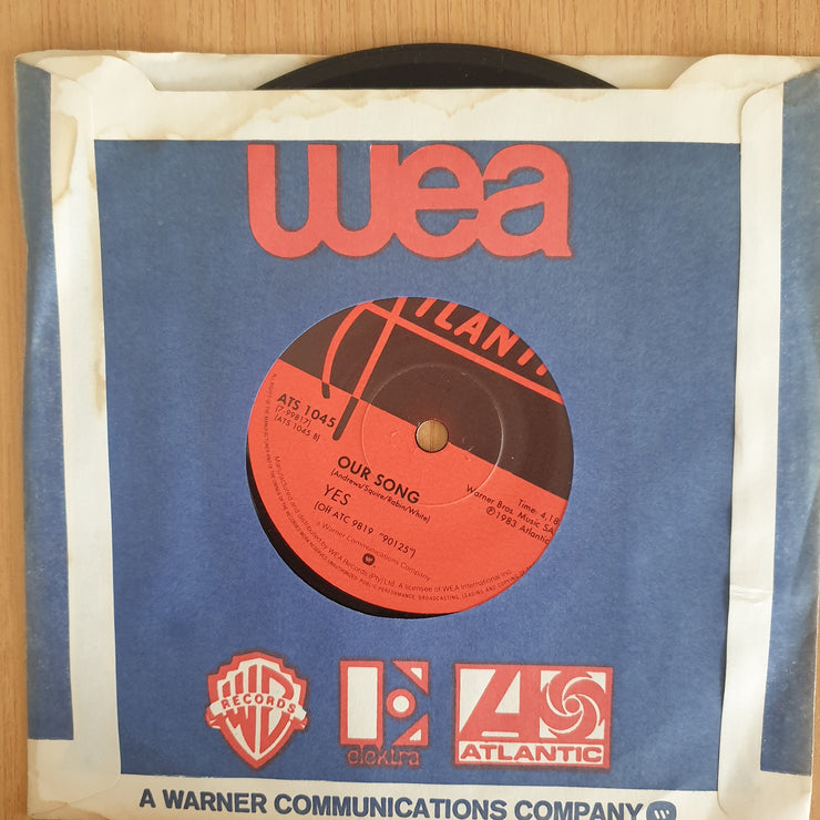Yes – Owner Of A Lonely Heart - 7” Record - Very-Good+ Quality (VG+) (verygoodplus7) (DLB)