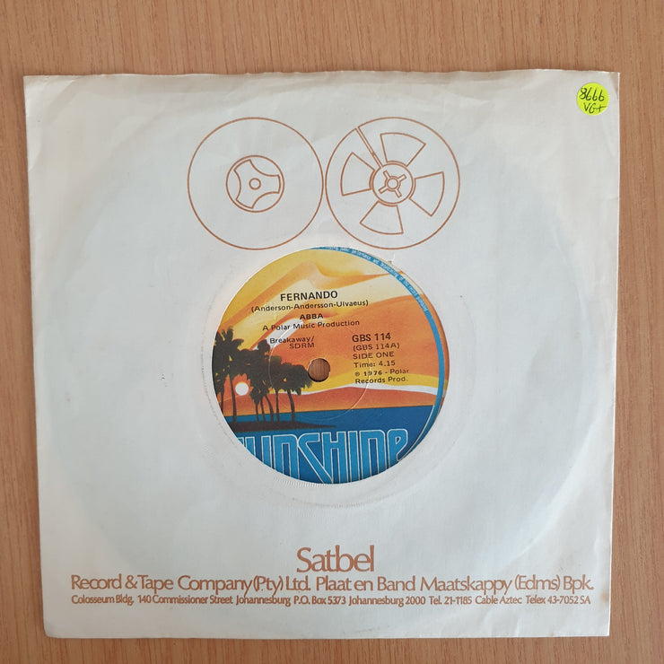 ABBA – Fernando - Vinyl 7” Record  (VG+)  (DLB)