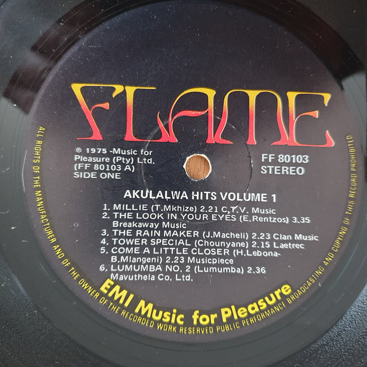 Akulalwa Hits Volume 1  – Vinyl LP Record - Very-Good+ Quality (VG+) (verygoodplus)