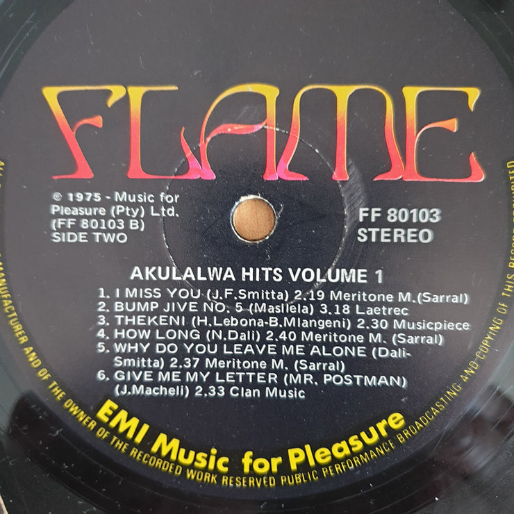 Akulalwa Hits Volume 1  – Vinyl LP Record - Very-Good+ Quality (VG+) (verygoodplus)