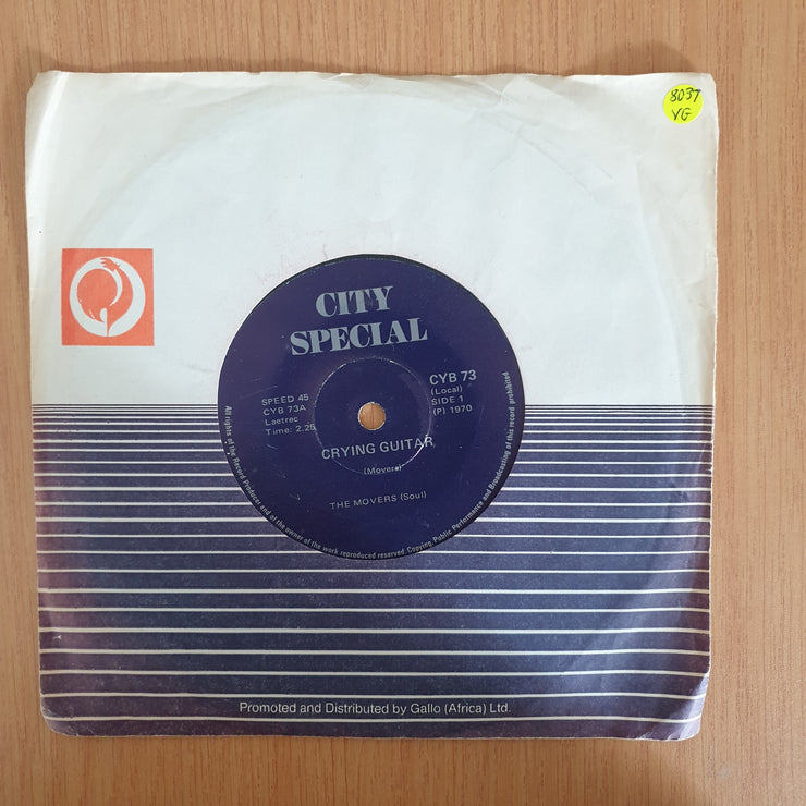 The Movers – Crying Guitar / Beat Corner - 7" Vinyl Record  (VG+) (DLB)