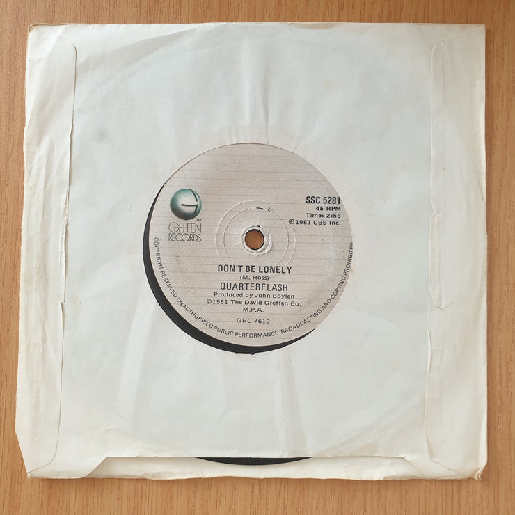 Quarterflash – Harden My Heart - 7" Vinyl Record  (VG+) (DLB)