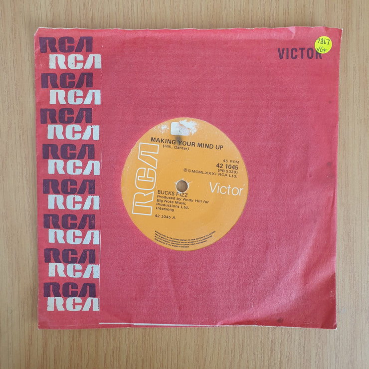 Bucks Fizz – Making Your Mind Up - 7" Vinyl Record  (VG+)