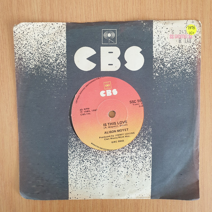 Alison Moyet ‎– Is This Love? - Vinyl 7" Record  (VG+)