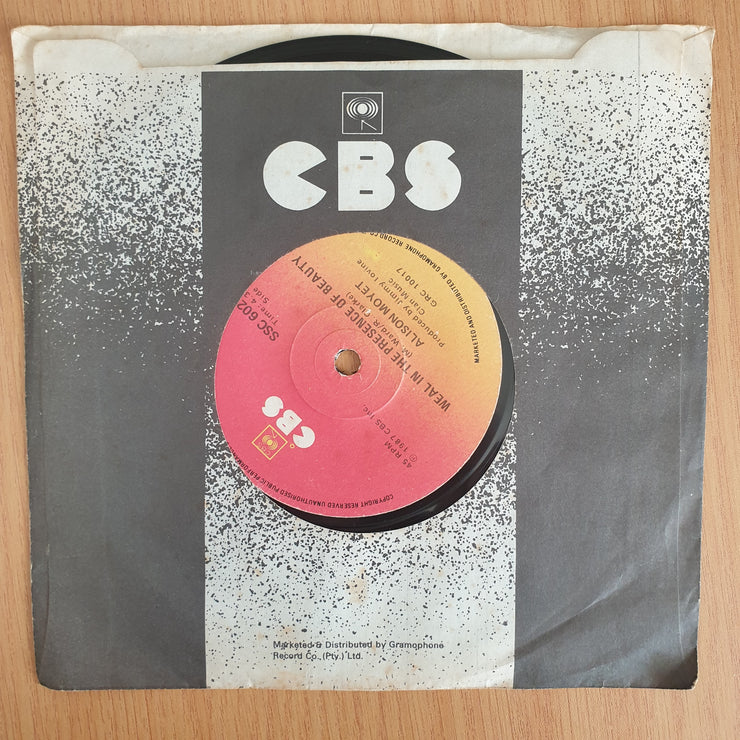 Alison Moyet – Weak In The Presence Of Beauty - Vinyl 7" Record  (VG+)