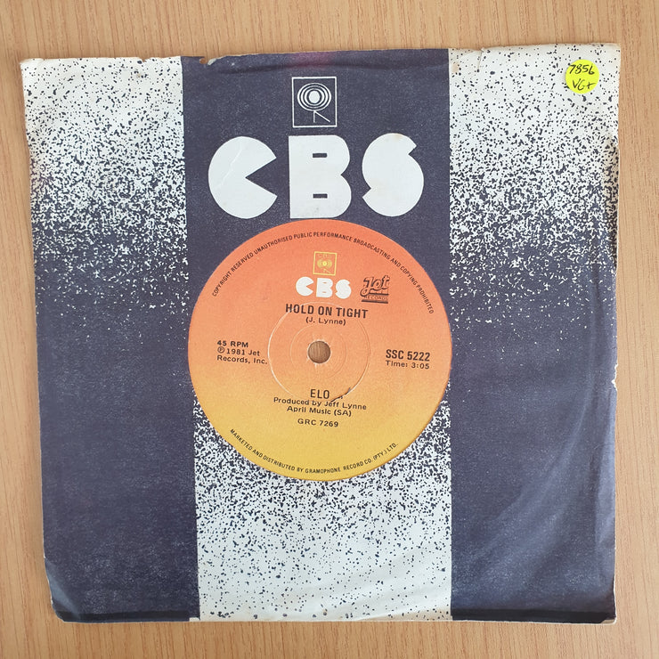 ELO – Hold On Tight - Vinyl 7" Record  (VG+)