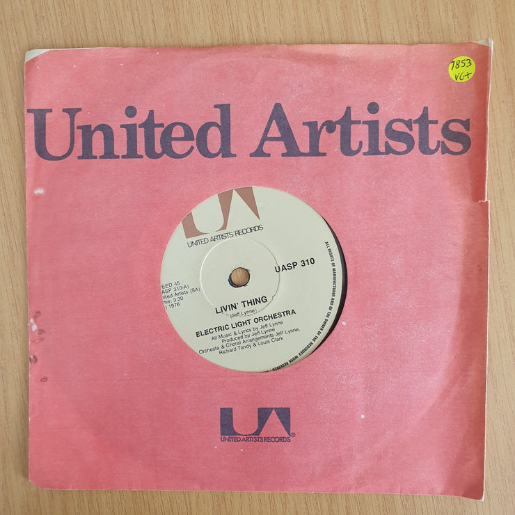 Electric Light Orchestra – Livin' Thing / Fire On High - Vinyl 7" Record  (VG+)