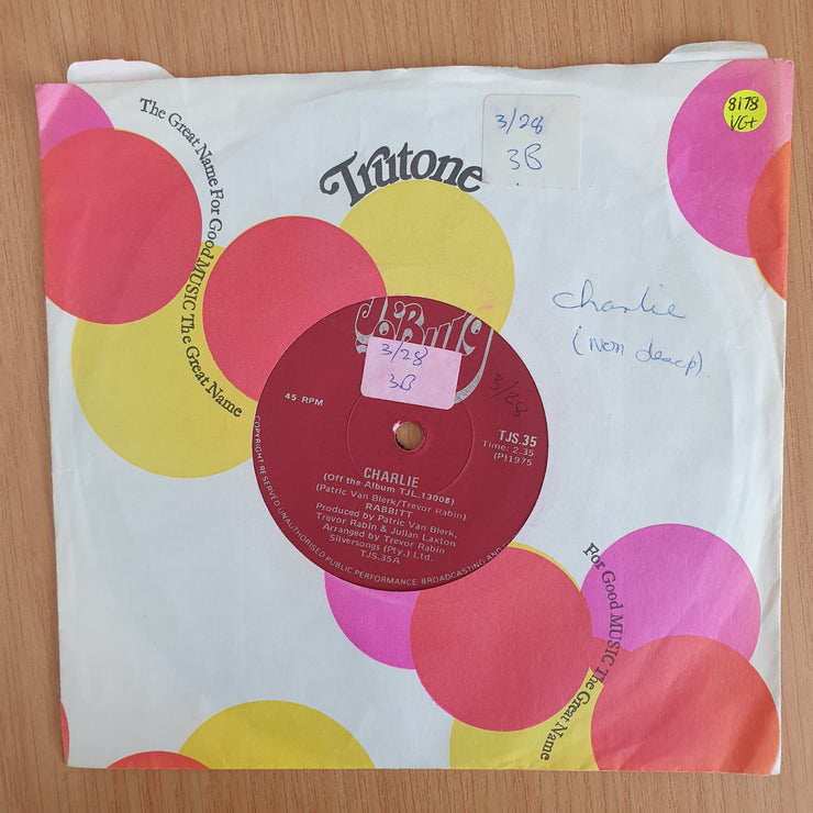 Rabbitt – Charlie - Vinyl 7" Record  (VG+)