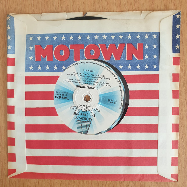 Lionel Richie – Love Will Conquer All  - Vinyl 7" Record (VG+)