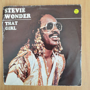 Stevie Wonder – That Girl - Vinyl 7” Record  (VG+) (Aryeh)