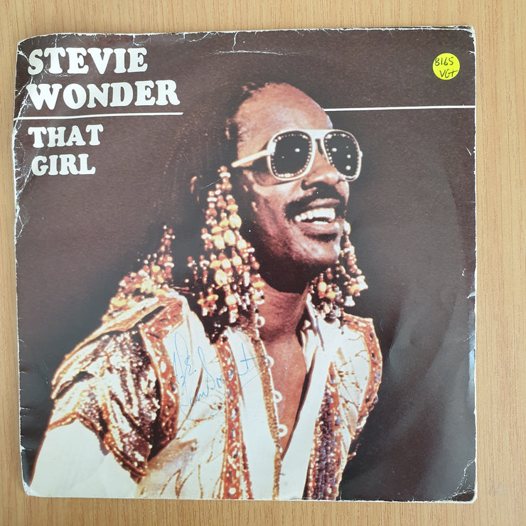 Stevie Wonder – That Girl - Vinyl 7” Record  (VG+) (Aryeh)