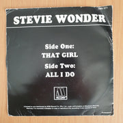 Stevie Wonder – That Girl - Vinyl 7” Record  (VG+) (Aryeh)
