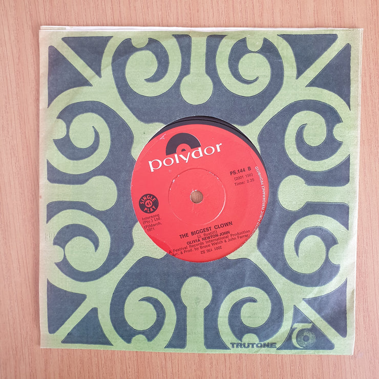 Olivia Newton-John – If Not For You - Vinyl 7” Record  (VG+) (Aryeh)