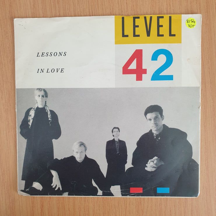 Level 42 – Lessons In Love - Vinyl 7” Record  (VG+) (Aryeh)
