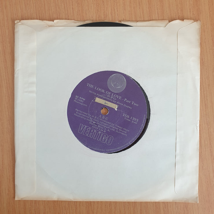 ABC – The Look Of Love - Part Two - Vinyl 7” Record  (VG+) (Aryeh)