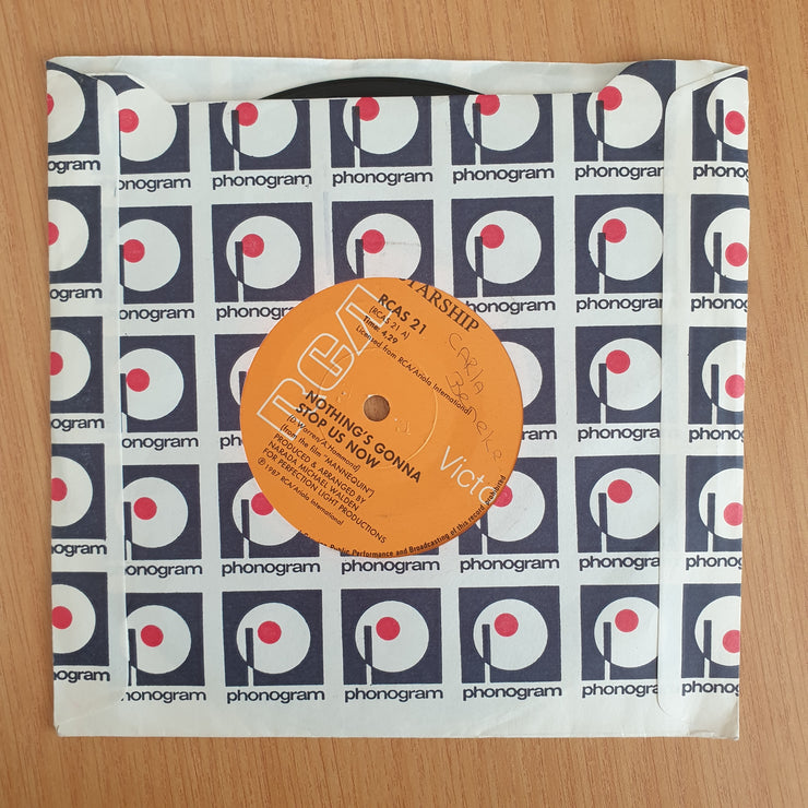 Starship – Nothing's Gonna Stop Us Now - Vinyl 7” Record  (VG+) (Aryeh)