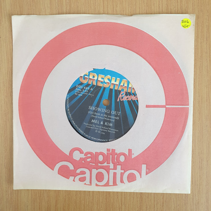 Mel & Kim – Showing Out (Get Fresh At The Weekend) - Vinyl 7” Record  (VG+) (Aryeh)