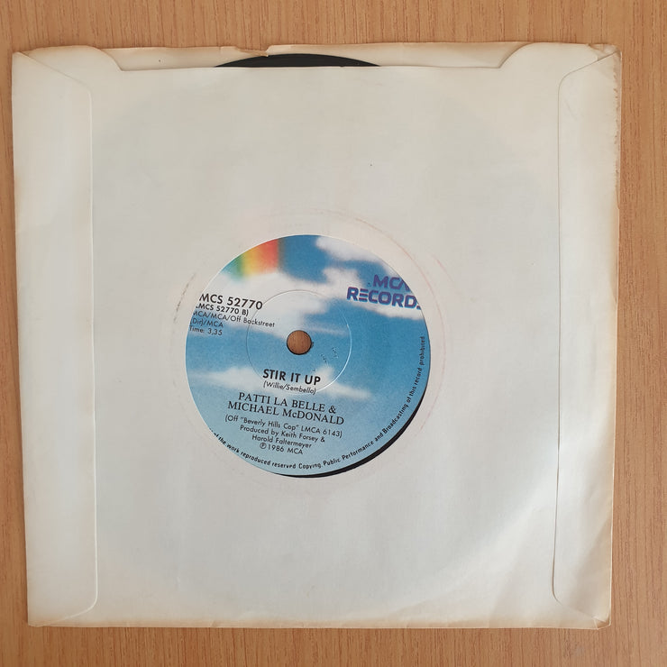Patti LaBelle And Michael McDonald – On My Own - Vinyl 7” Record  (VG+) (Aryeh)