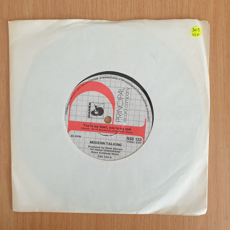 Modern Talking – You're My Heart, You're My Soul - Vinyl 7” Record  (VG+) (Aryeh)