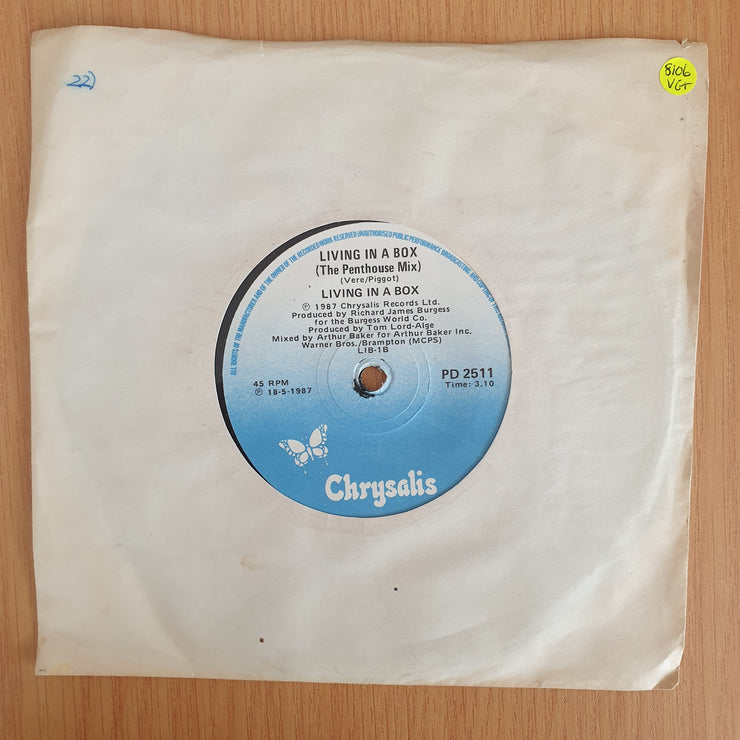 Living In A Box – Living In A Box - Vinyl 7” Record  (VG+) (Aryeh)
