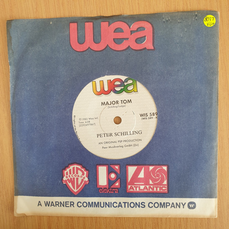 Peter Schilling – Major Tom (Coming Home) - Vinyl 7” Record  (VG+) (Aryeh)