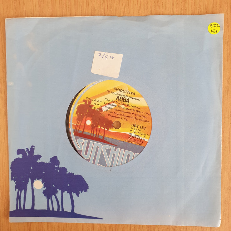 ABBA – Chiquitita - Vinyl 7” Record  (VG+) (Aryeh)