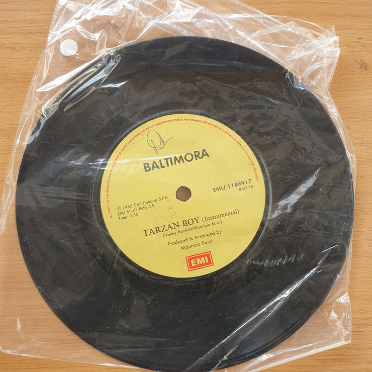 Baltimora – Tarzan Boy - Vinyl 7” Record  (VG+) (Aryeh)