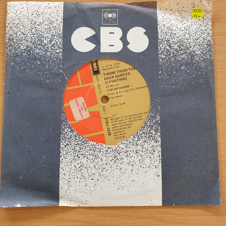 The Shadows – Theme From The Deer Hunter (Cavatina)  - Vinyl 7” Record  (VG+) (Aryeh)