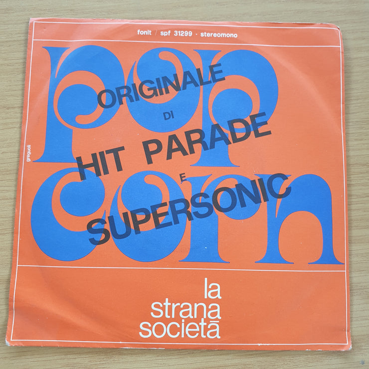La Strana Società – Pop Corn - Vinyl 7" Record  (VG+)