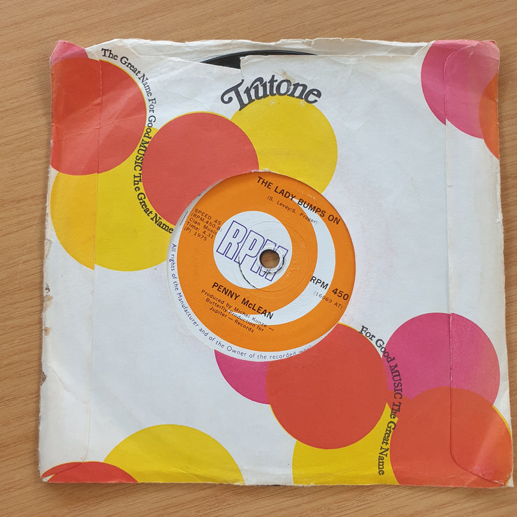 Penny McLean – Lady Bump  - Vinyl 7" Record  (VG+)