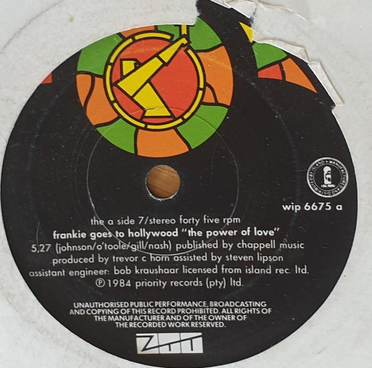 Frankie Goes To Hollywood – The Power of Love  - Vinyl 7" Record  (VG)