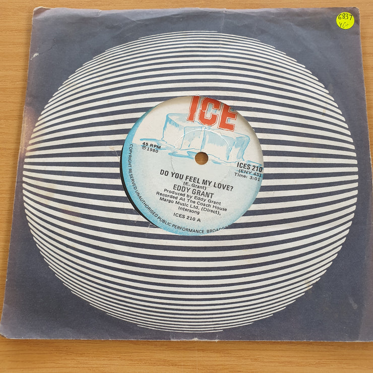 Eddy Grant ‎– Do You Feel My Love / Symphony For Michael Opus 2 - Vinyl 7" Record  (VG+)