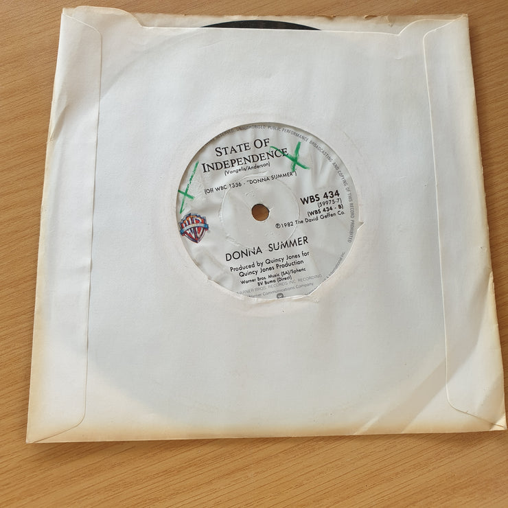 Donna Summer – Livin' In America - Vinyl 7" Record (VG+)