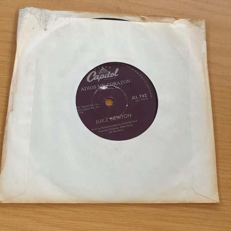 Juice Newton – Break It To Me Gently  - Vinyl 7" Record (VG+)