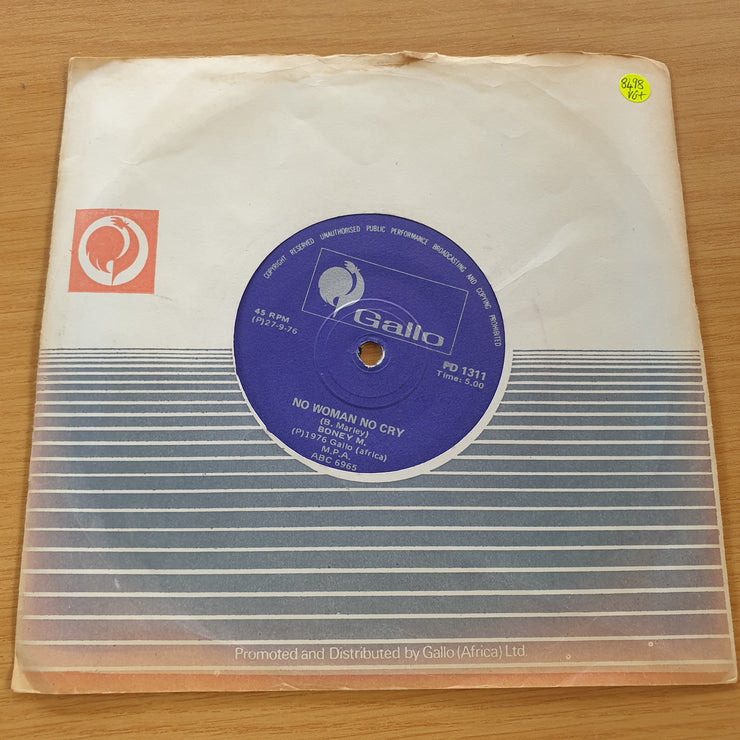 Boney M. – Daddy Cool/ No Woman No Cry - Vinyl 7" Record (VG+)