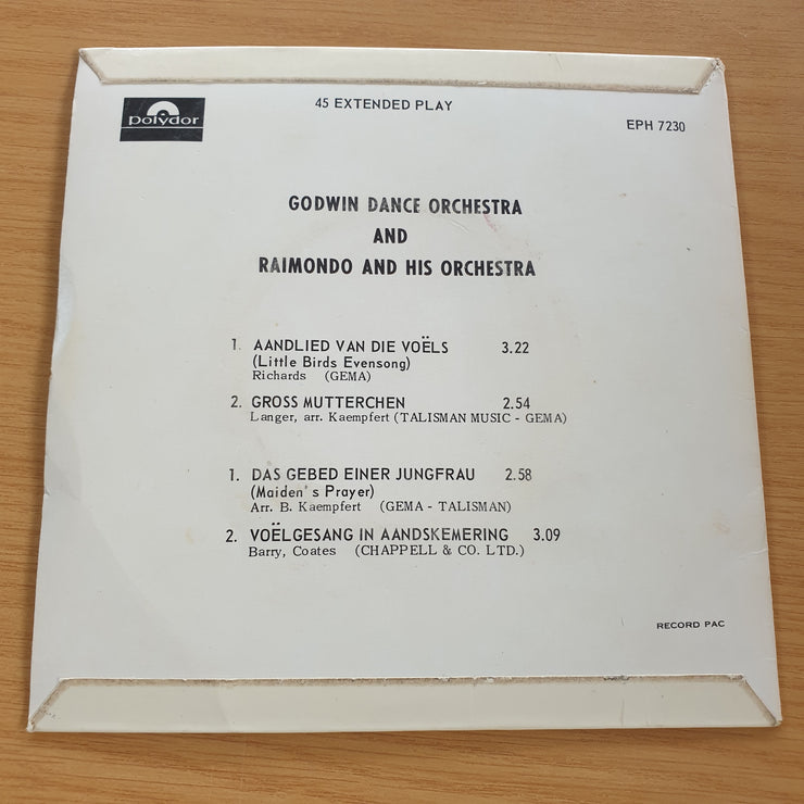 Aandlied Van die Voels - Godwin Dance Orchestra And Raimondo And His Orchestra - 7” Record (VG+)  (MWA)