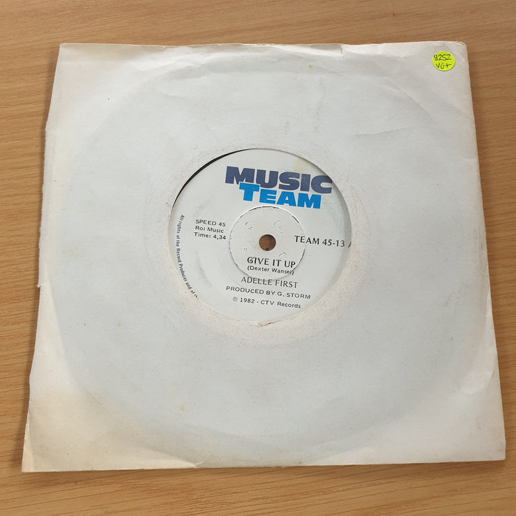 Adelle First - Give It Up - New York At Night -  7” Record (VG+)  (MWA)