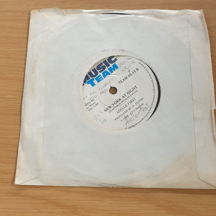 Adelle First - Give It Up - New York At Night -  7” Record (VG+)  (MWA)