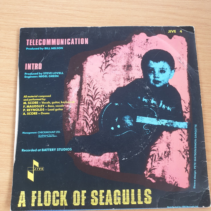 A Flock Of Seagulls - Telecommunication - 7” Record (VG+)  (MWA)