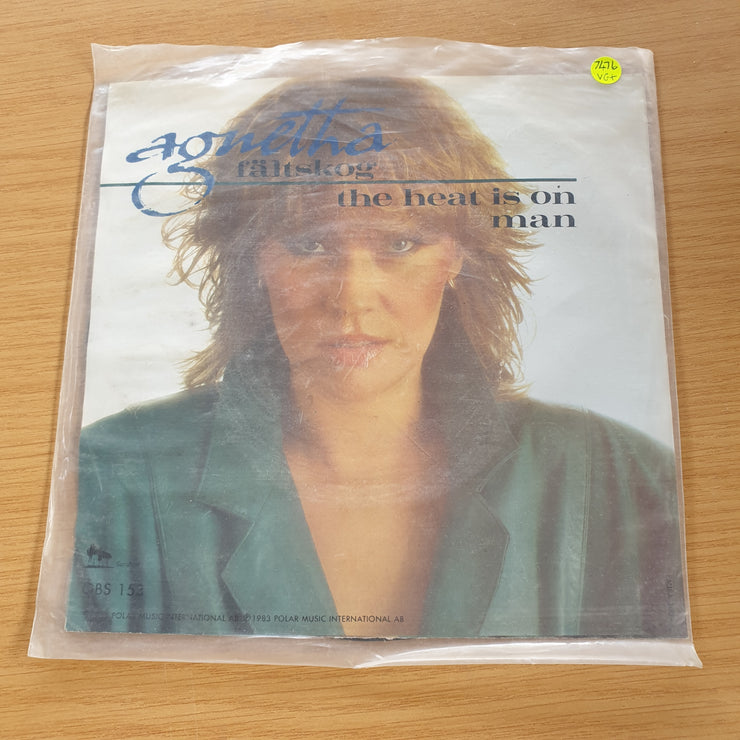 Agnetha Fältskog – The Heat Is On - 7” Record (VG+)  (MWA)