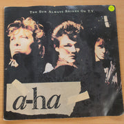 a-ha – The Sun Always Shines On T.V. - 7” Record (VG+)  (MWA)