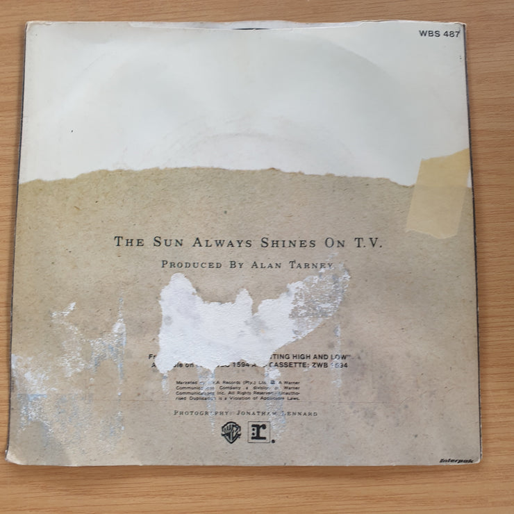 a-ha – The Sun Always Shines On T.V. - 7” Record (VG+)  (MWA)