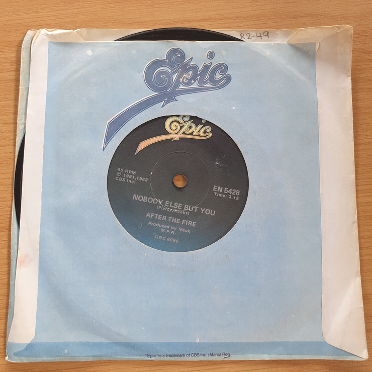 After The Fire – Der Kommissar - Nobody Else But You - 7” Record (VG+)  (MWA)