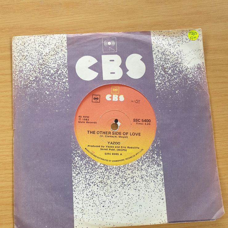 Yazoo - The Other Side Of Love - Ode To Boy - 7” Record (VG+)  (MWA)