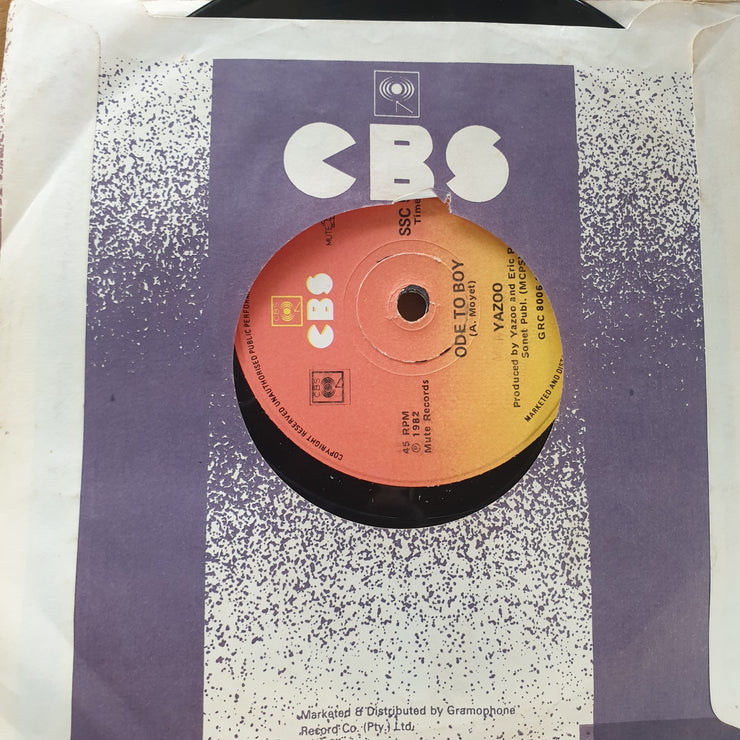 Yazoo - The Other Side Of Love - Ode To Boy - 7” Record (VG+)  (MWA)